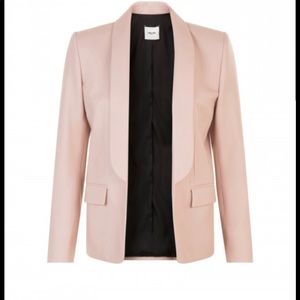 Max & Moi 100% Lambskin Leather Jacket Sabrina Peach.